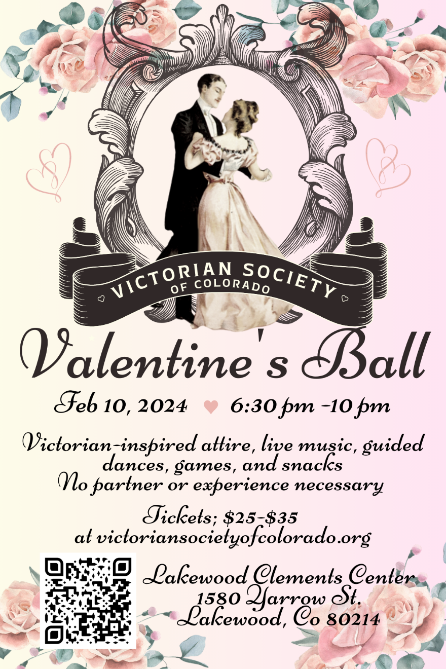 A poster for a valentine's ball

Description automatically generated